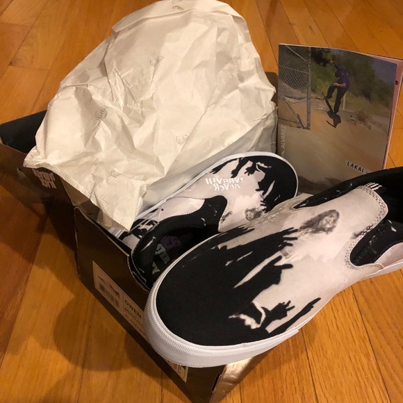 Deadstock limited edition Lakai Black Sabbath slip on shoes with OG all - Picture 8 of 8